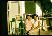 Saipan 1956 Collection, No. 15 Women Outside On The Porch 